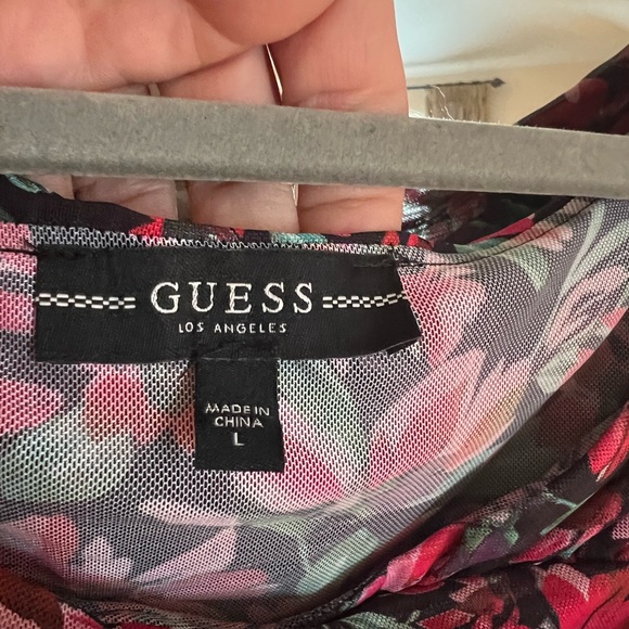 Floral top or blouse large - Picture 4 of 4